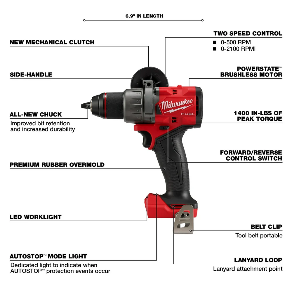 Milwaukee M18 FUEL™  1/2" Hammer Drill/Driver - Image 4