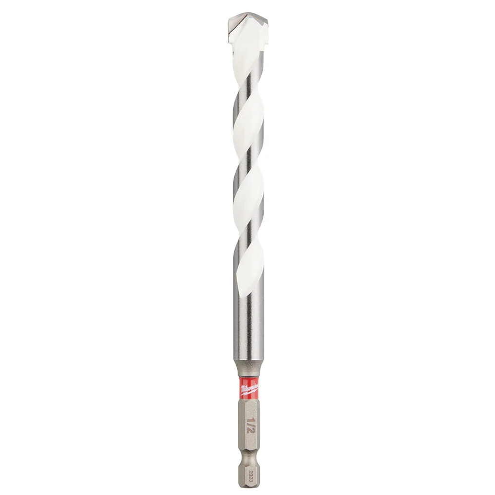 Milwaukee 1/2" x 4" x 6" SHOCKWAVE™ Impact Duty Carbide Multi-Material Drill Bit
