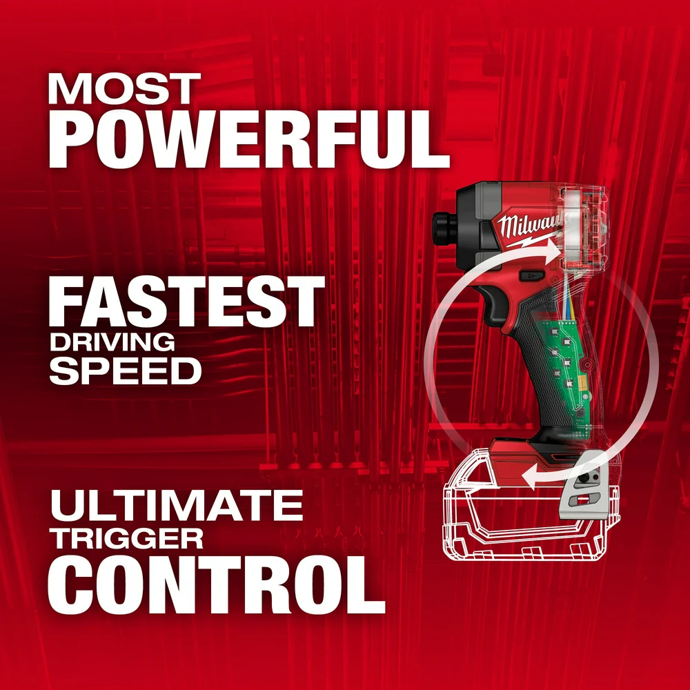 Milwaukee M18 FUEL™ 1/4" Hex Impact Driver - Image 2