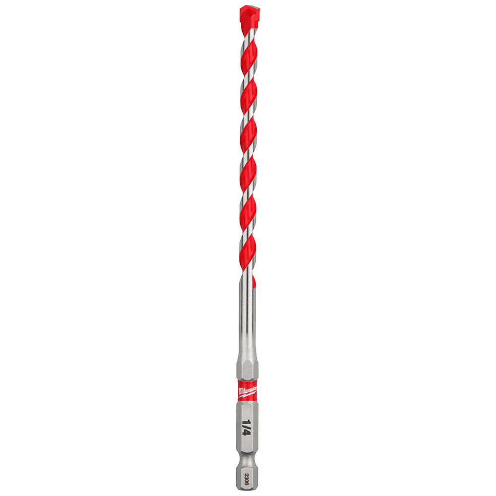 Milwaukee 1/4" x 6" Hammer Drill Bit