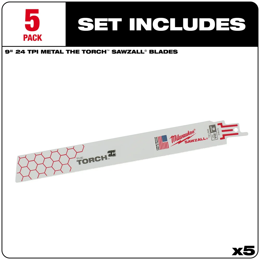 Milwaukee 12" 24 TPI Torch™ SAWZALL® Blades - Image 2