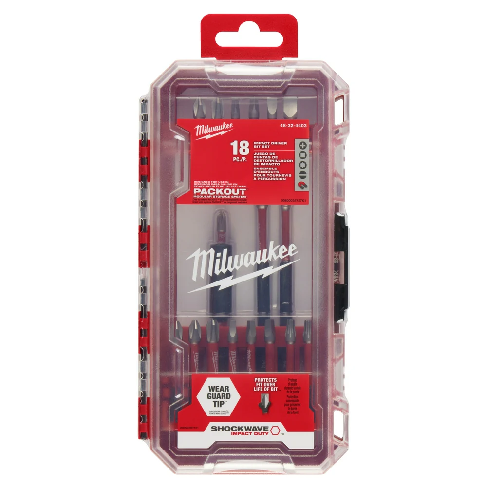 Milwaukee 18 PC SHOCKWAVE Driver Bit Set - Image 11