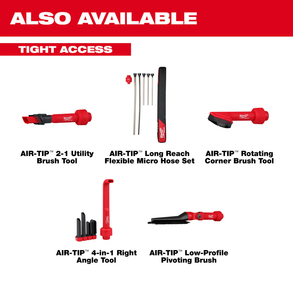 Milwaukee AIR-TIP™ 2-in-1 Utility Brush Tool - Image 7