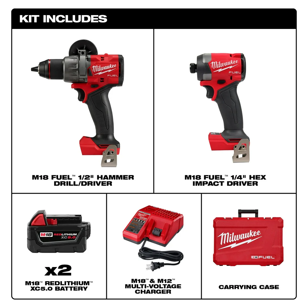 Milwaukee M18 FUEL™ 2-Tool Combo Kit - Image 9