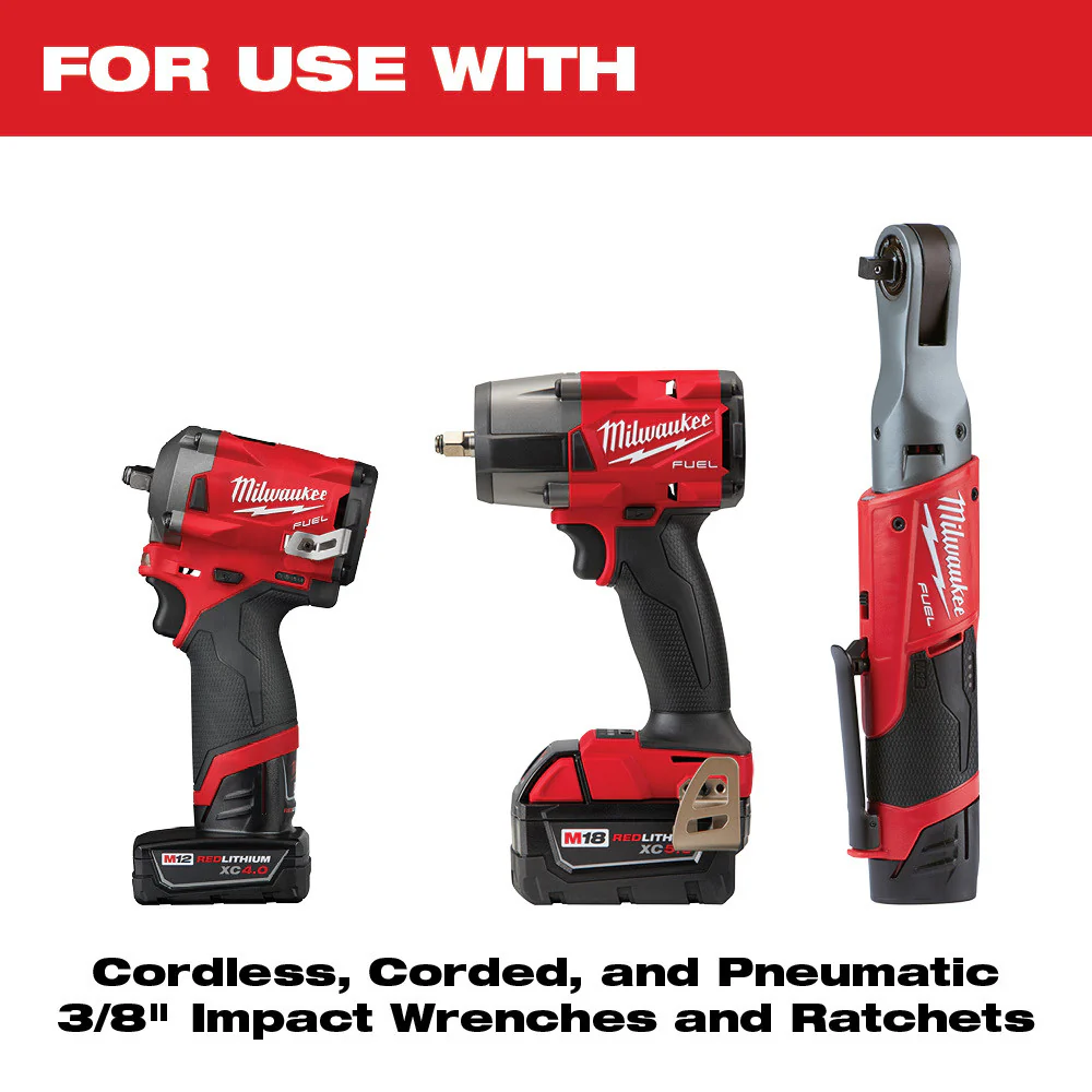 Milwaukee 3/8DR 36PC PO IMP SCKT SET - Image 4