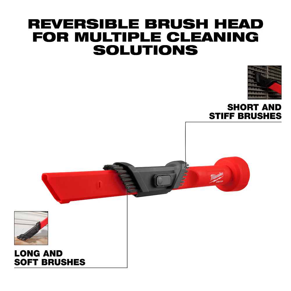 Milwaukee AIR-TIP™ 3-in-1 Crevice and Brush Tool - Image 3