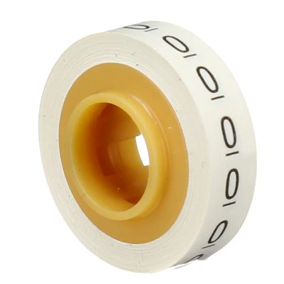 3M Canada ScotchCode Wire Marker Tape Refill Roll, Number 0, Model SDR-0