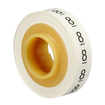 3M Canada ScotchCode Wire Marker Tape Refill Roll, Number 8, Model SDR-8