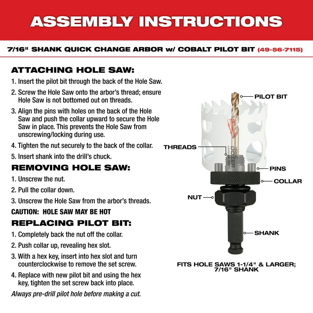 Milwaukee 4-3/4 in CARBIDE TIPPED HS - Image 4