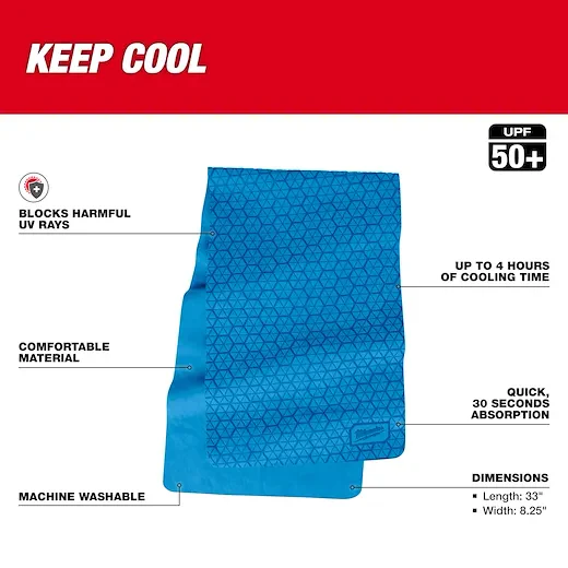 Milwaukee Cooling PVA Towel, Pack of 1, Model 48-73-4540* - Image 2