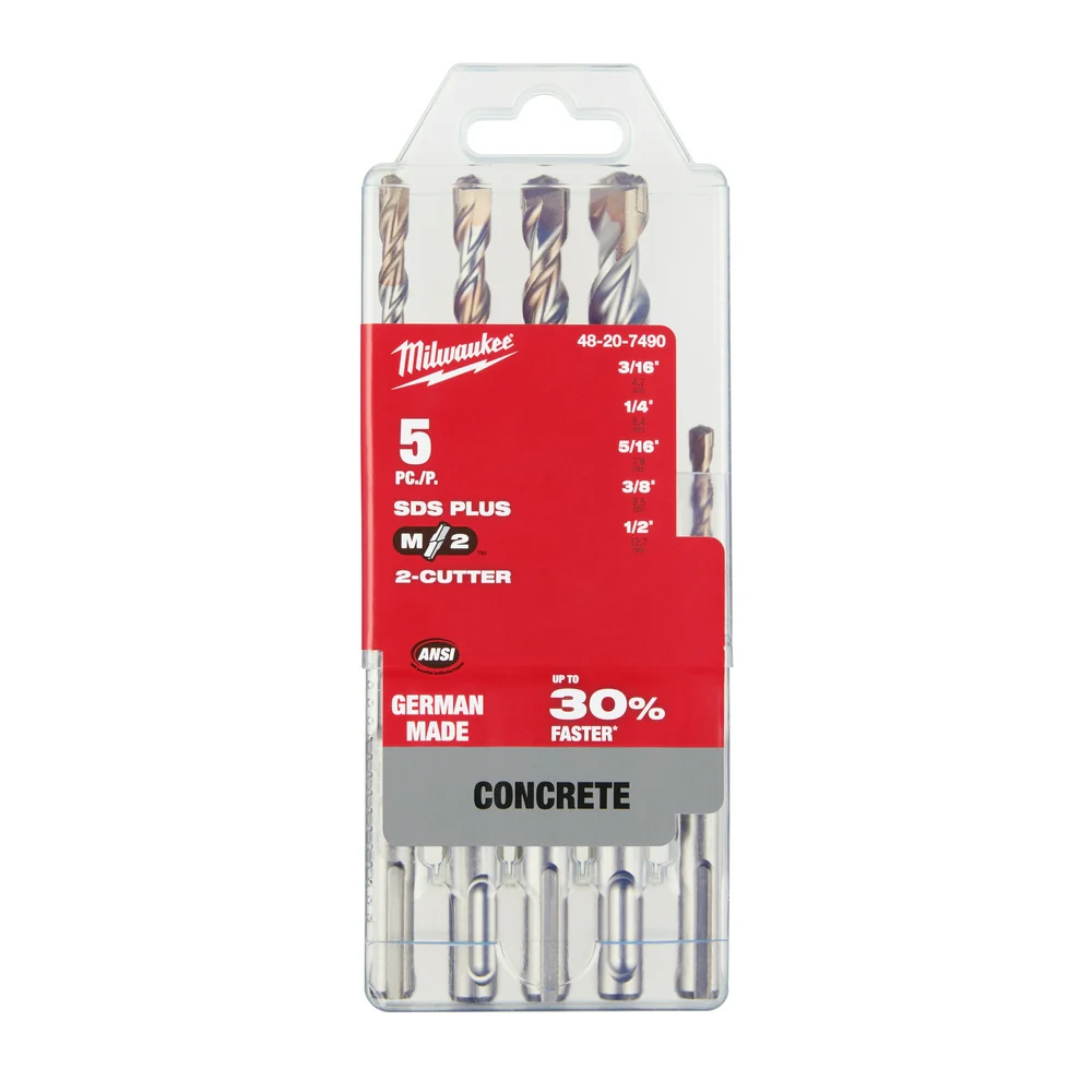 Milwaukee 5 PC SDS Plus M/2™ Kit - Image 9