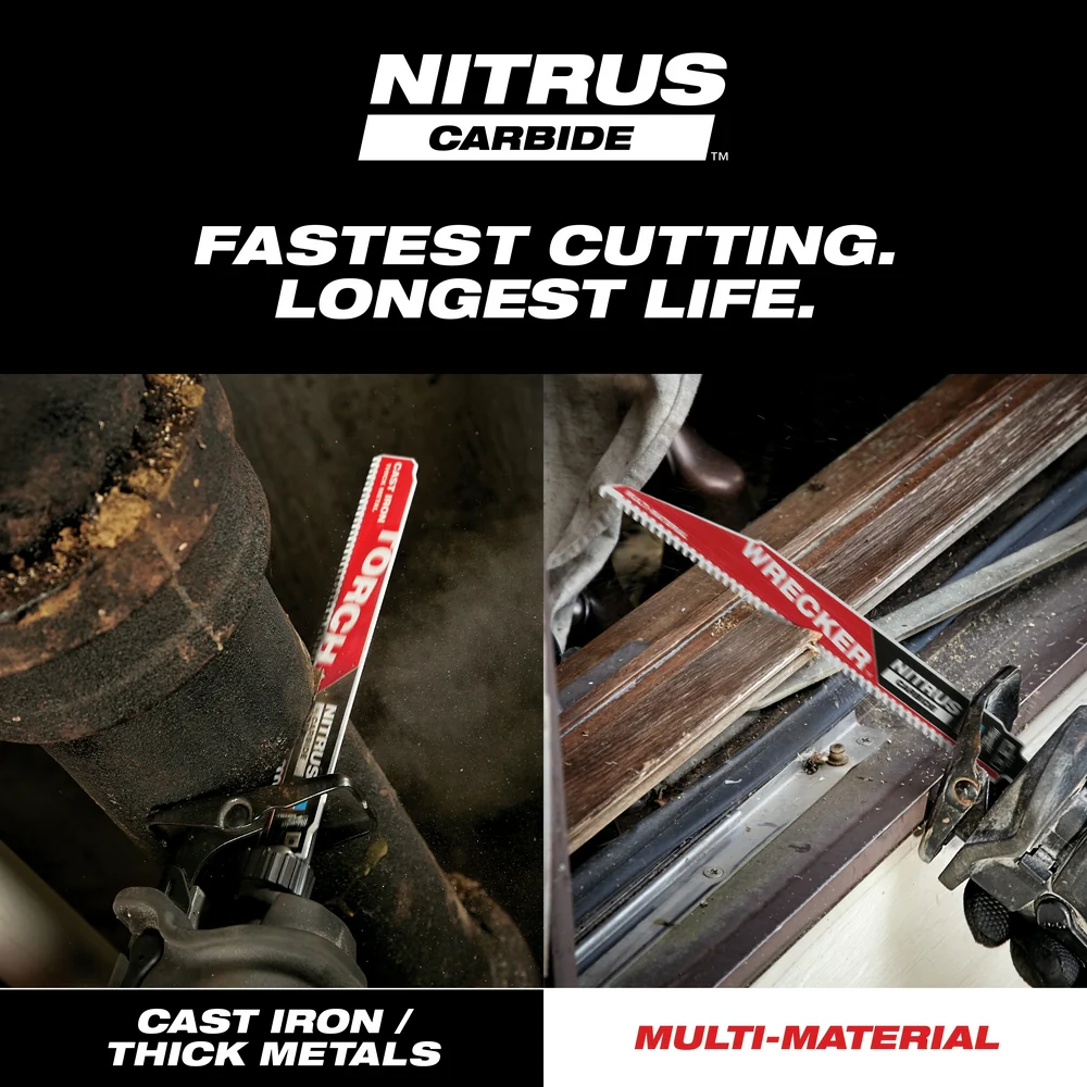 Milwaukee 5pk 9" 7TPI TORCH W/NITRUS Carbide - Image 4