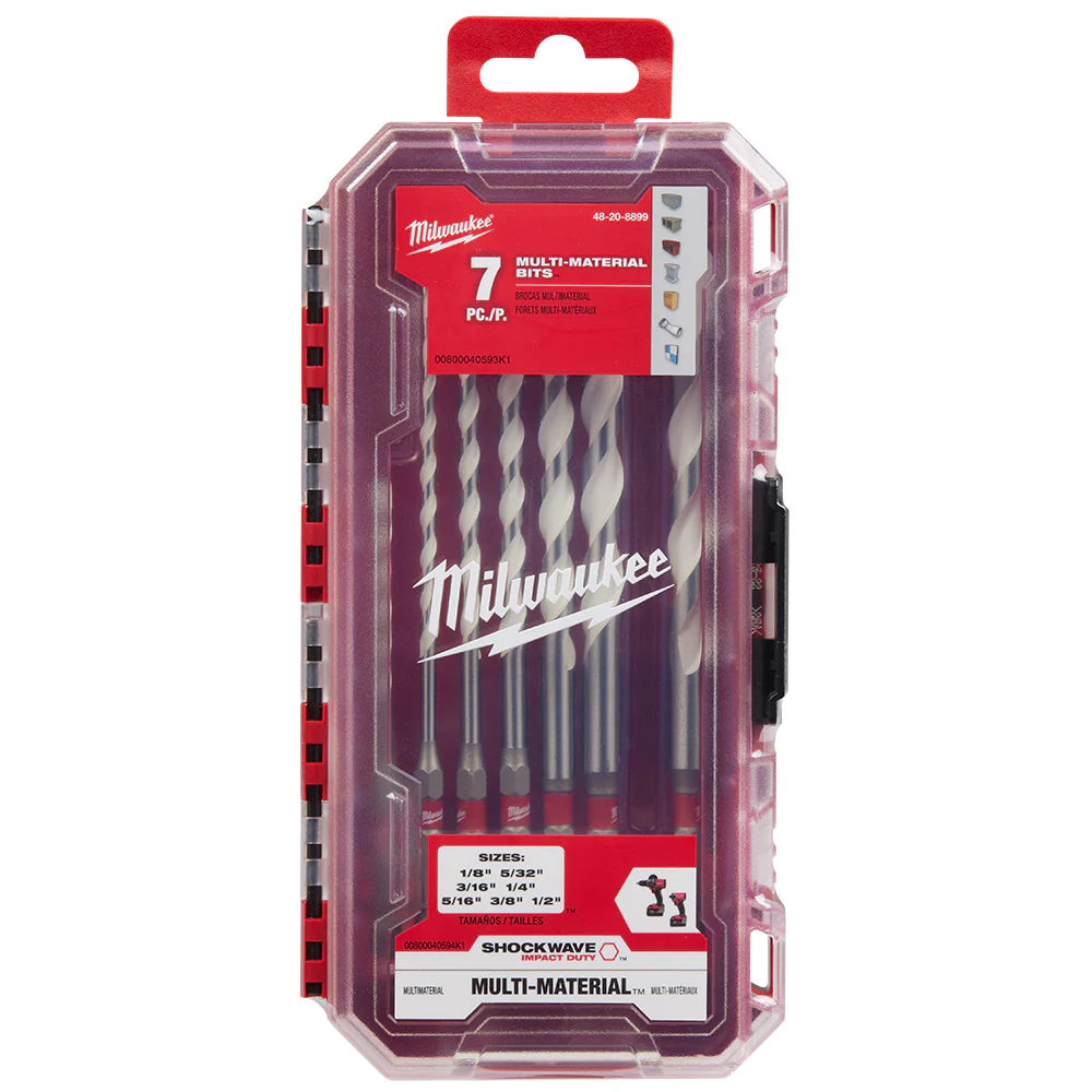 Milwaukee 7pc. Multi Material Bit Set - Image 9