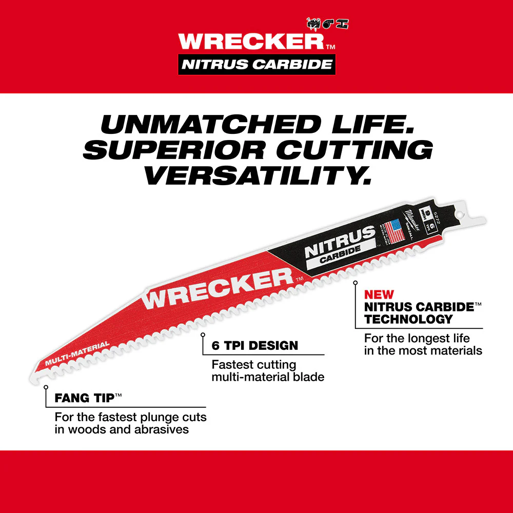 Milwaukee 9" 6TPI Nitrus Carbide 1PK - Image 3