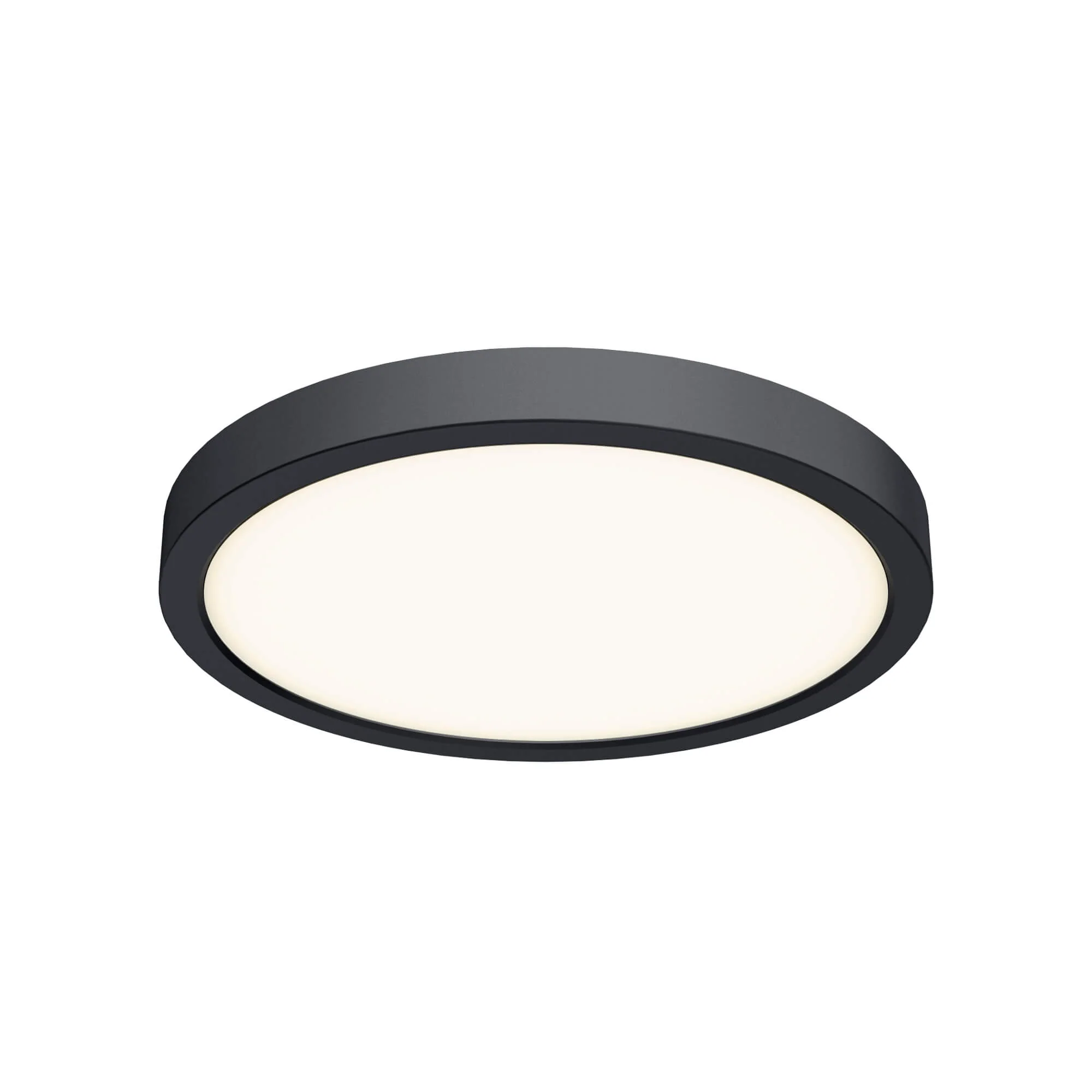 DALS Lighting Black 10 Inch Round Indoor/Outdoor LED Flush Mount, Model CFLEDR10-CC-BK*