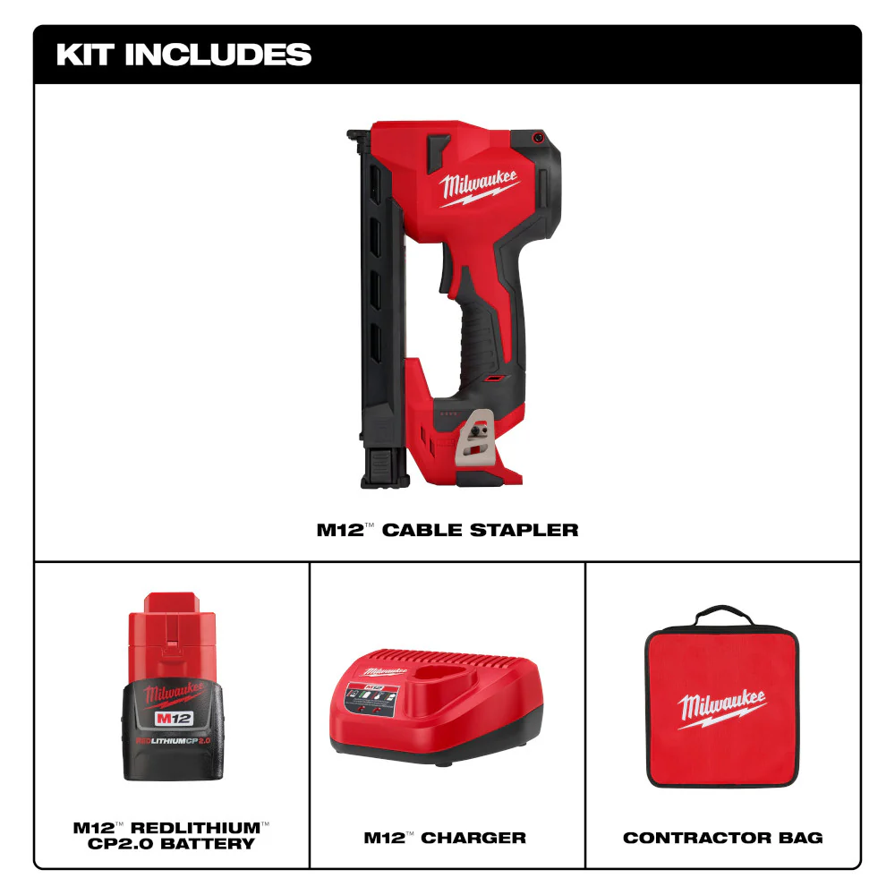 Milwaukee M12™ Cable Stapler Kit - Image 3