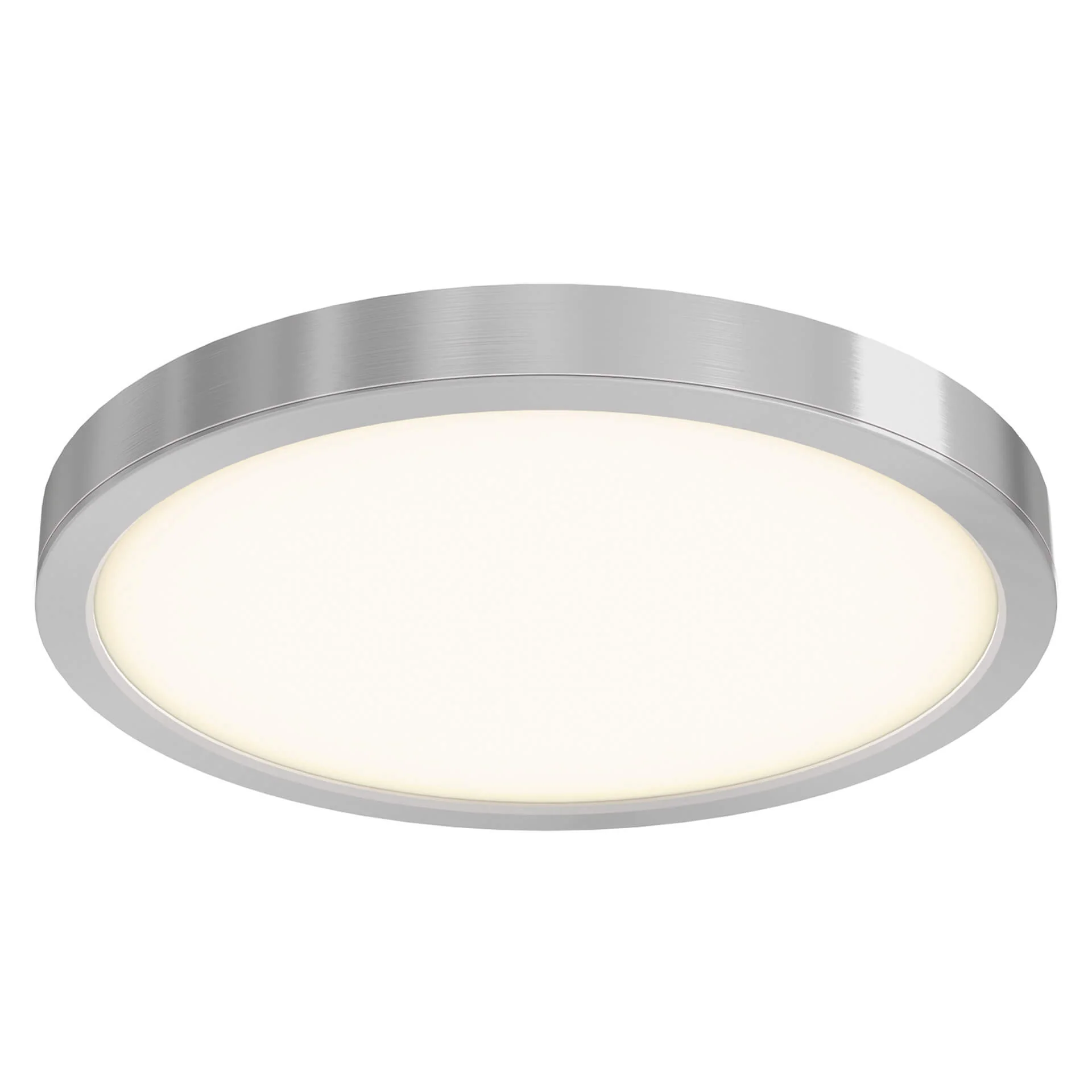 Dals Lighting Satin Nickel 18" Round Flush Mount, Model CFLEDR18-CC-SN*