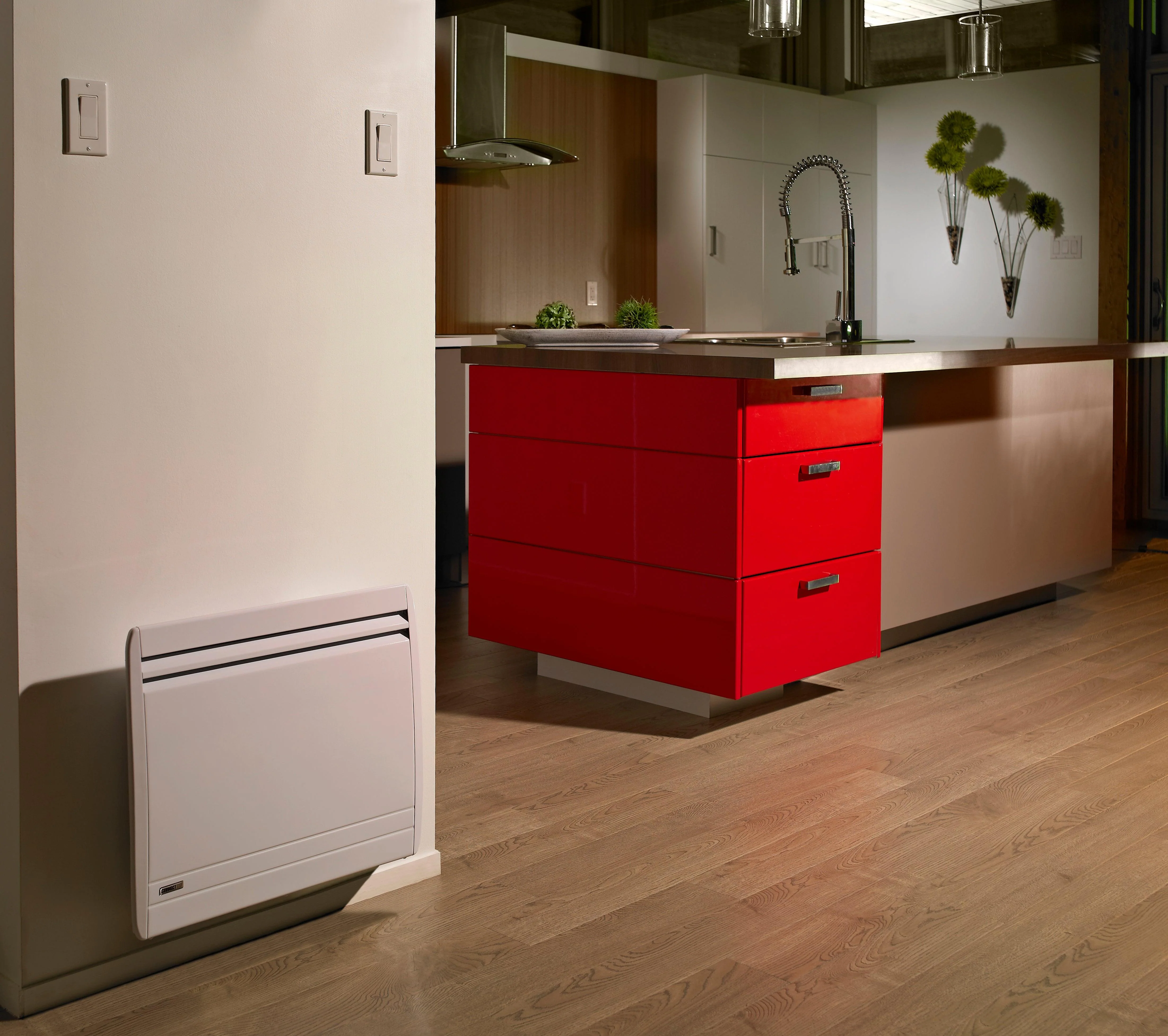 Convectair 1000w Allegro II 18 inch Convector, White, Model 7306-C10-BB - Image 3