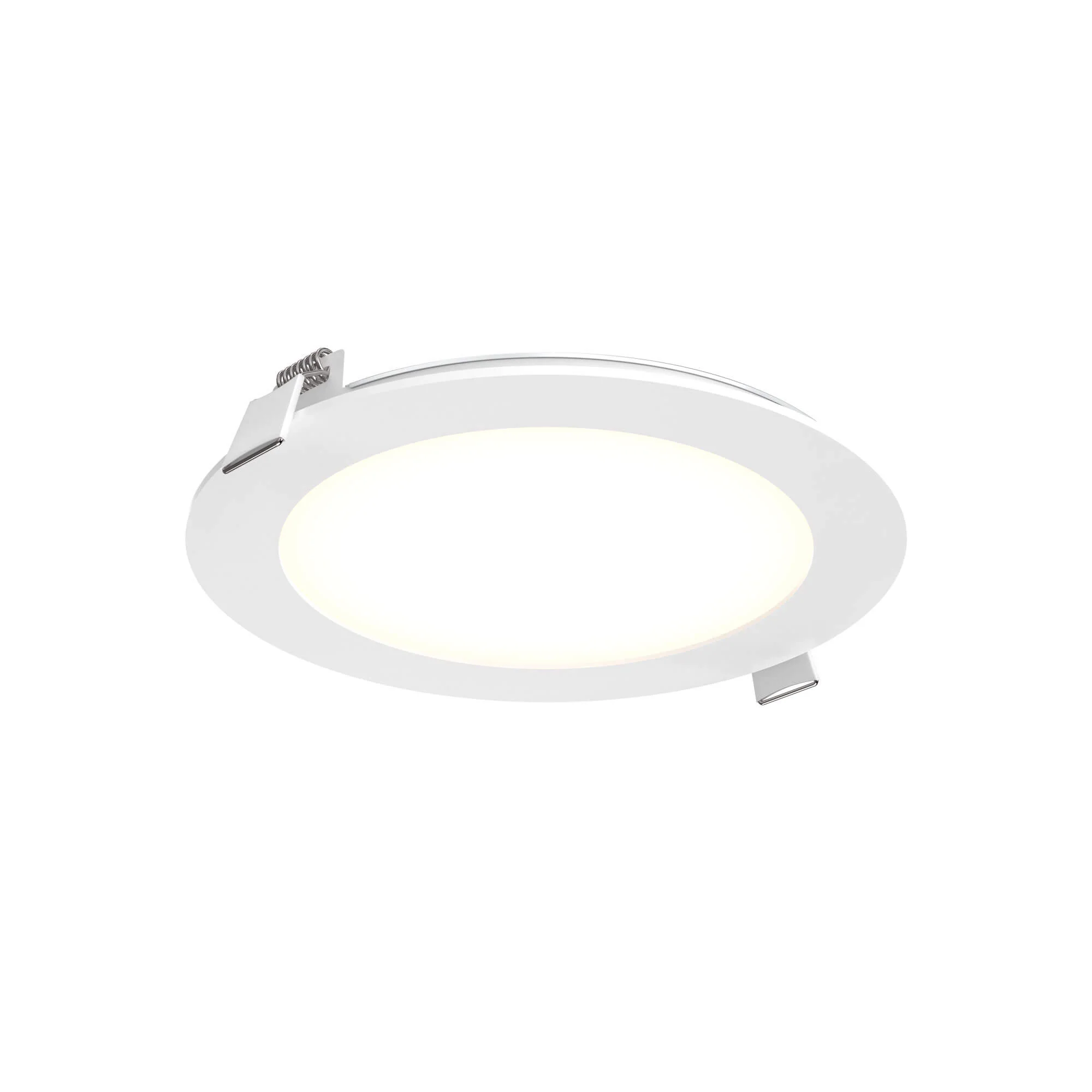 Dals Lighting 12" Black Round LED  Flush Mount