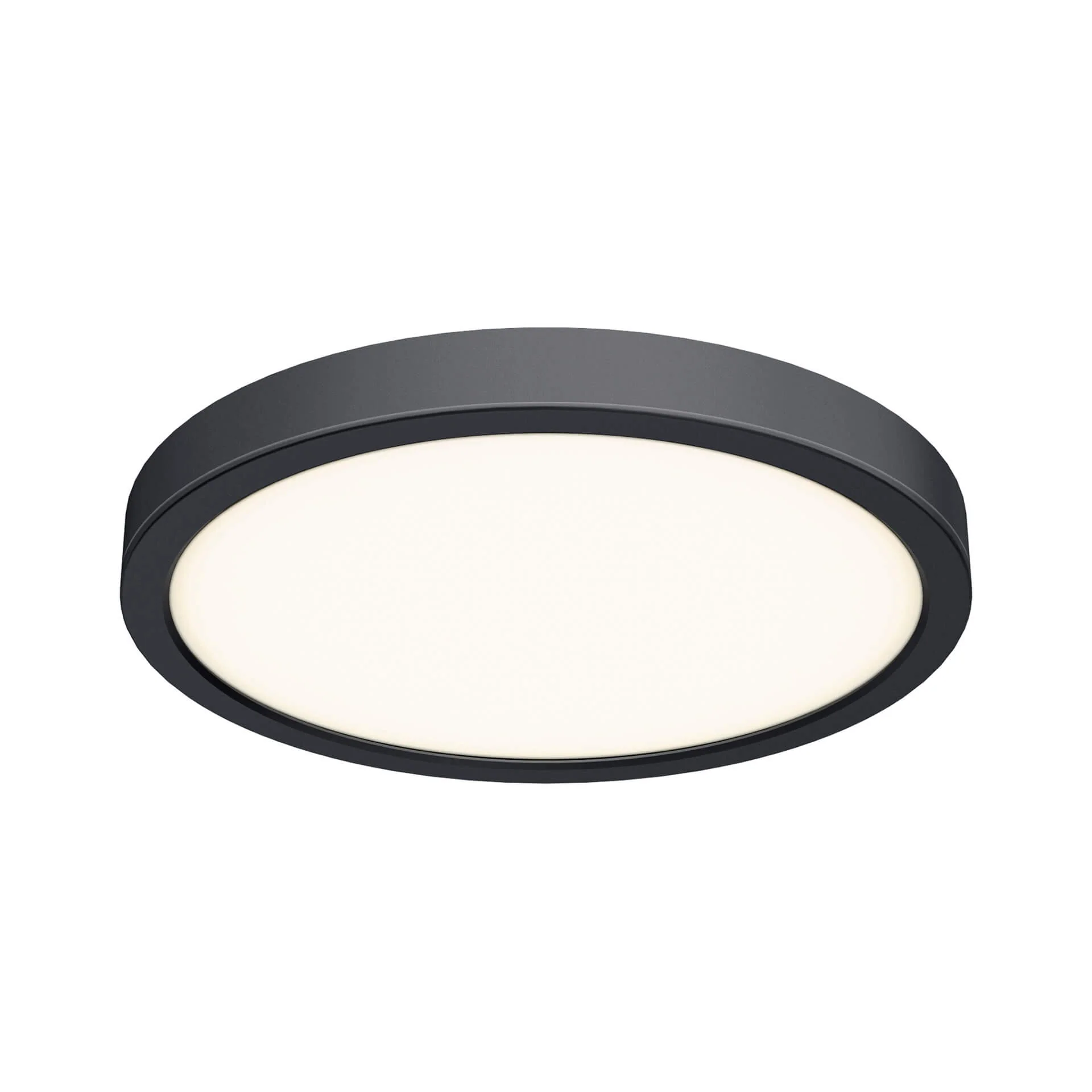 DALS Lighting Black 14 Inch Round Indoor/Outdoor LED Flush Mount, Model CFLEDR14-CC-BK*