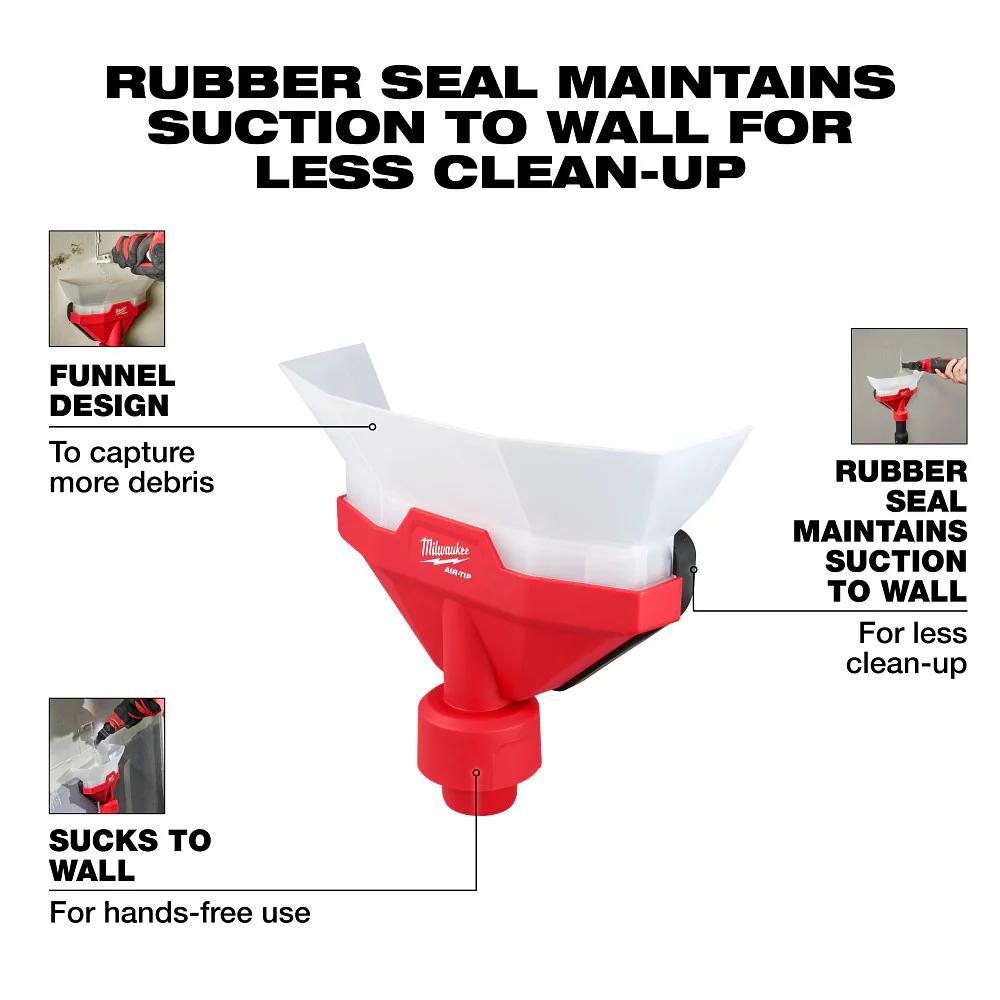 Milwaukee AIR-TIP™ Dust Collector Tool - Image 3