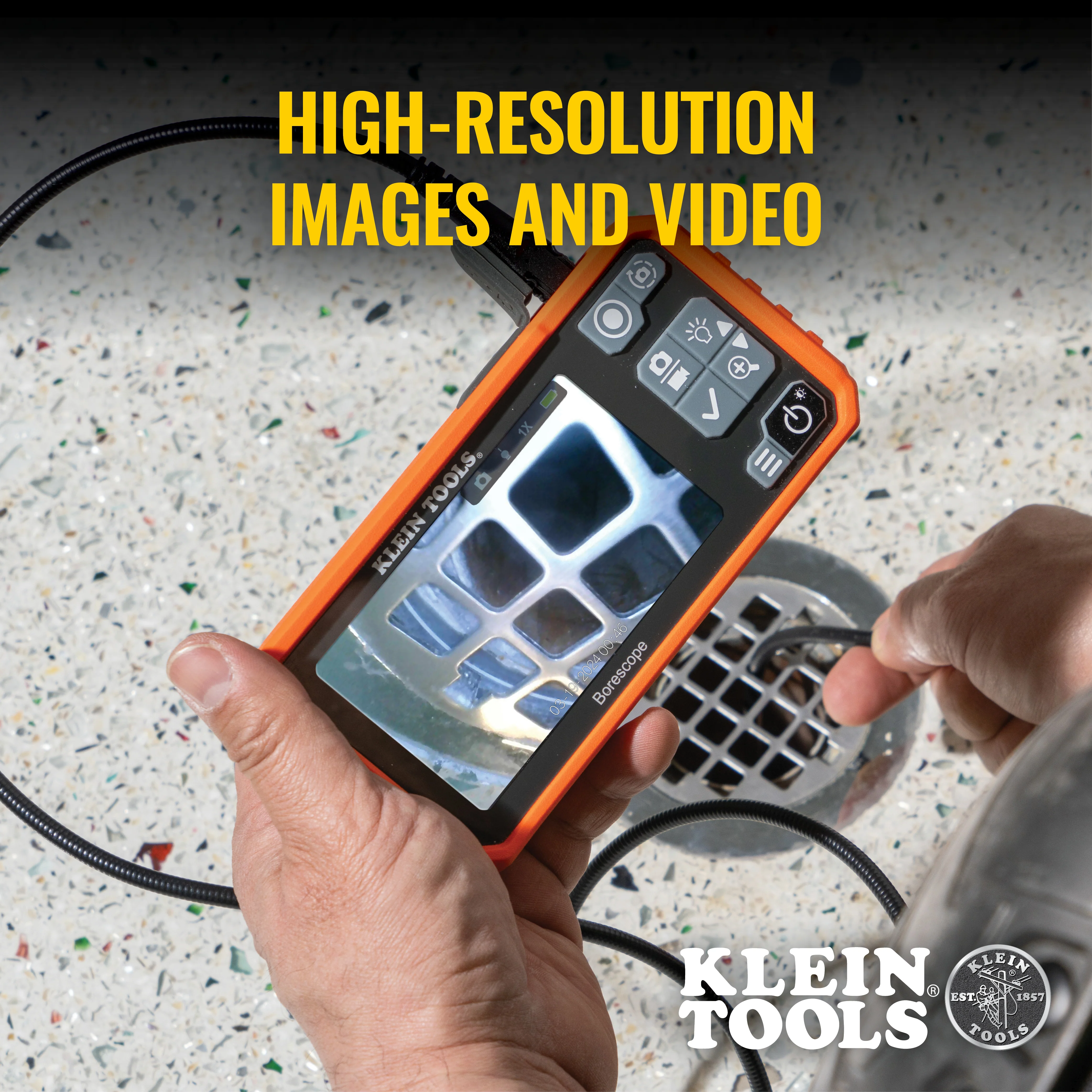 Klein Tools Plumber's Borescope, Model ET18* - Image 3