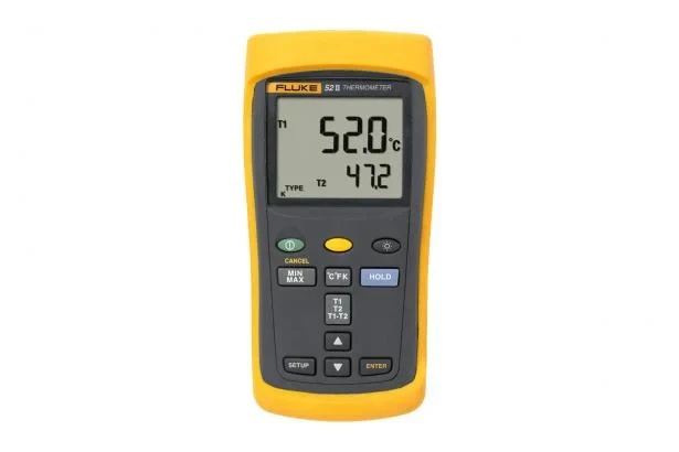 Fluke Dual Probe Digital Thermometer, Model 52 II*