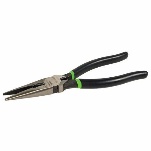 Greenlee Long Nose Pliers/Side Cutting with Stripping Hole & Dipped Grip, 8-Inch, Model 0351-08SD*