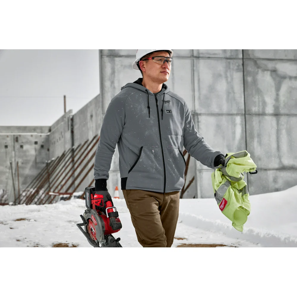 Milwaukee M12™ Heated Hoodie Kit Gray Large - Image 10