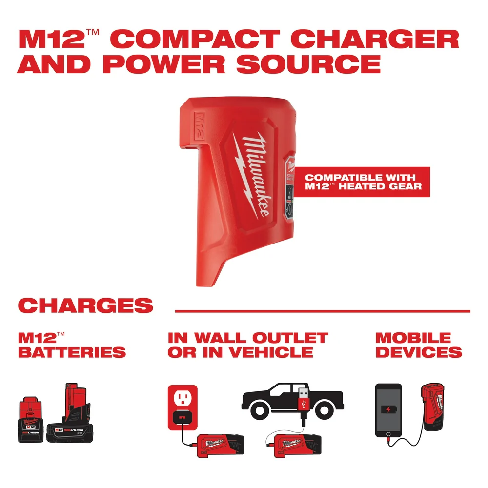 Milwaukee M12™ Heated Hoodie Kit Gray Large - Image 7