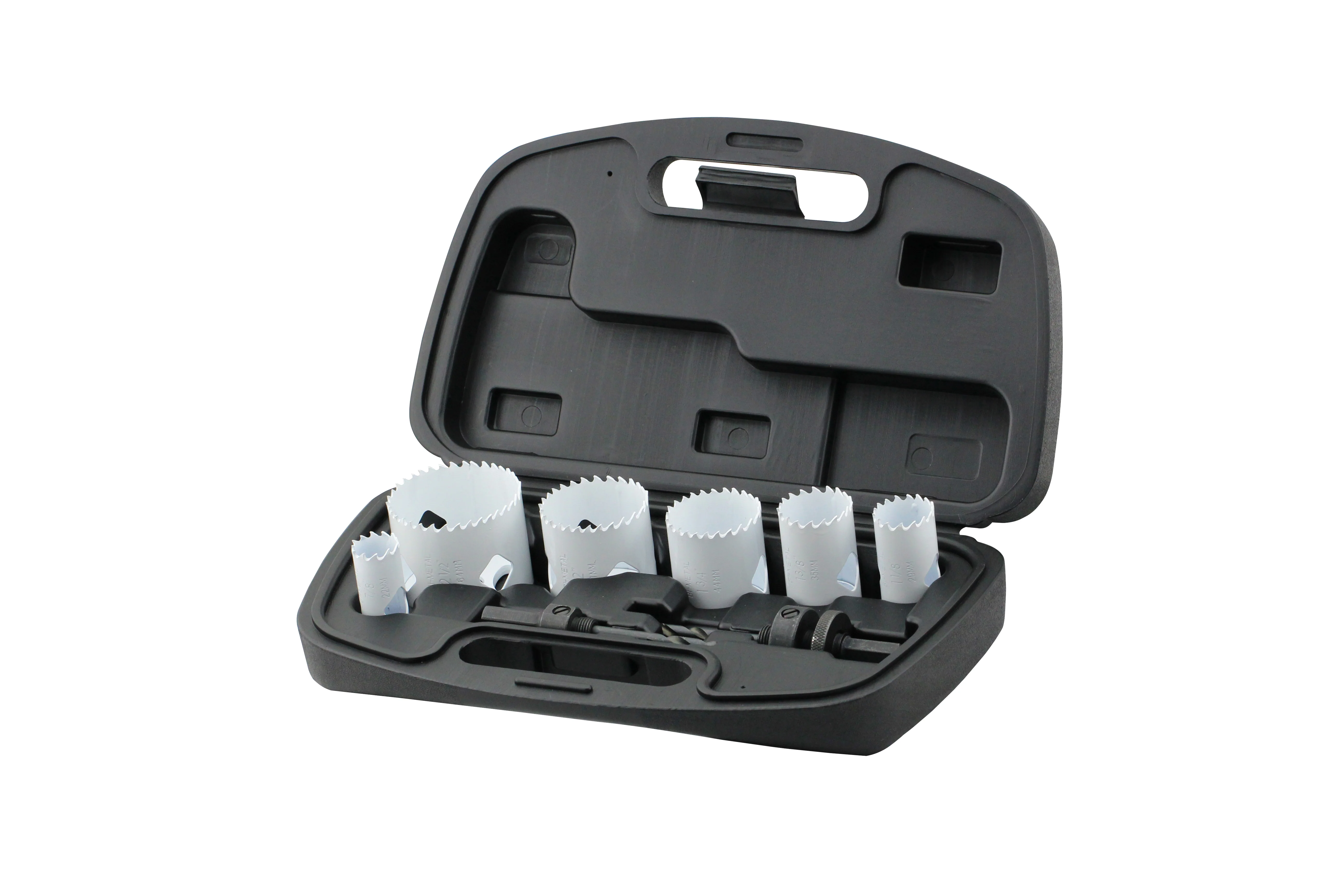 IDEAL BiMetal Hole Saw, 7/8in to 2-1/2in, 8 Piece Kit, Model 36-500