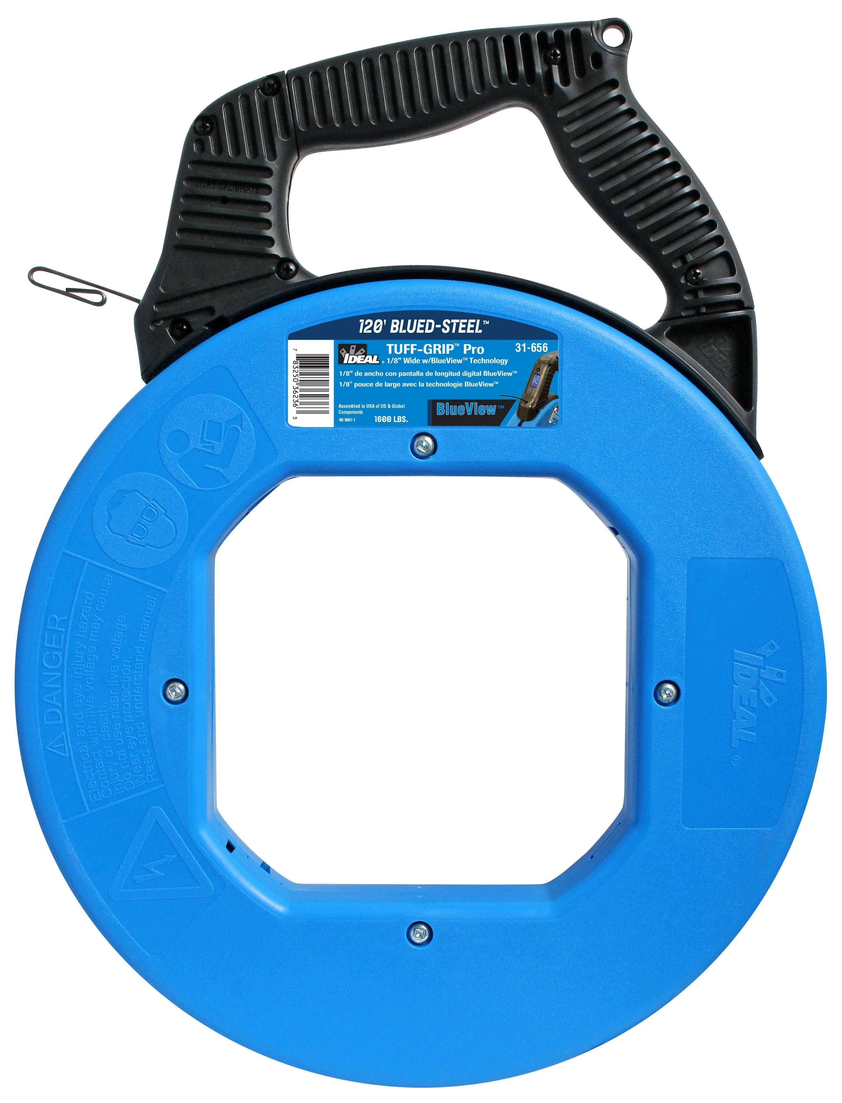IDEAL Blued-Steel™ Fish Tape w/BlueView™ Digital Display 120' - Image 3