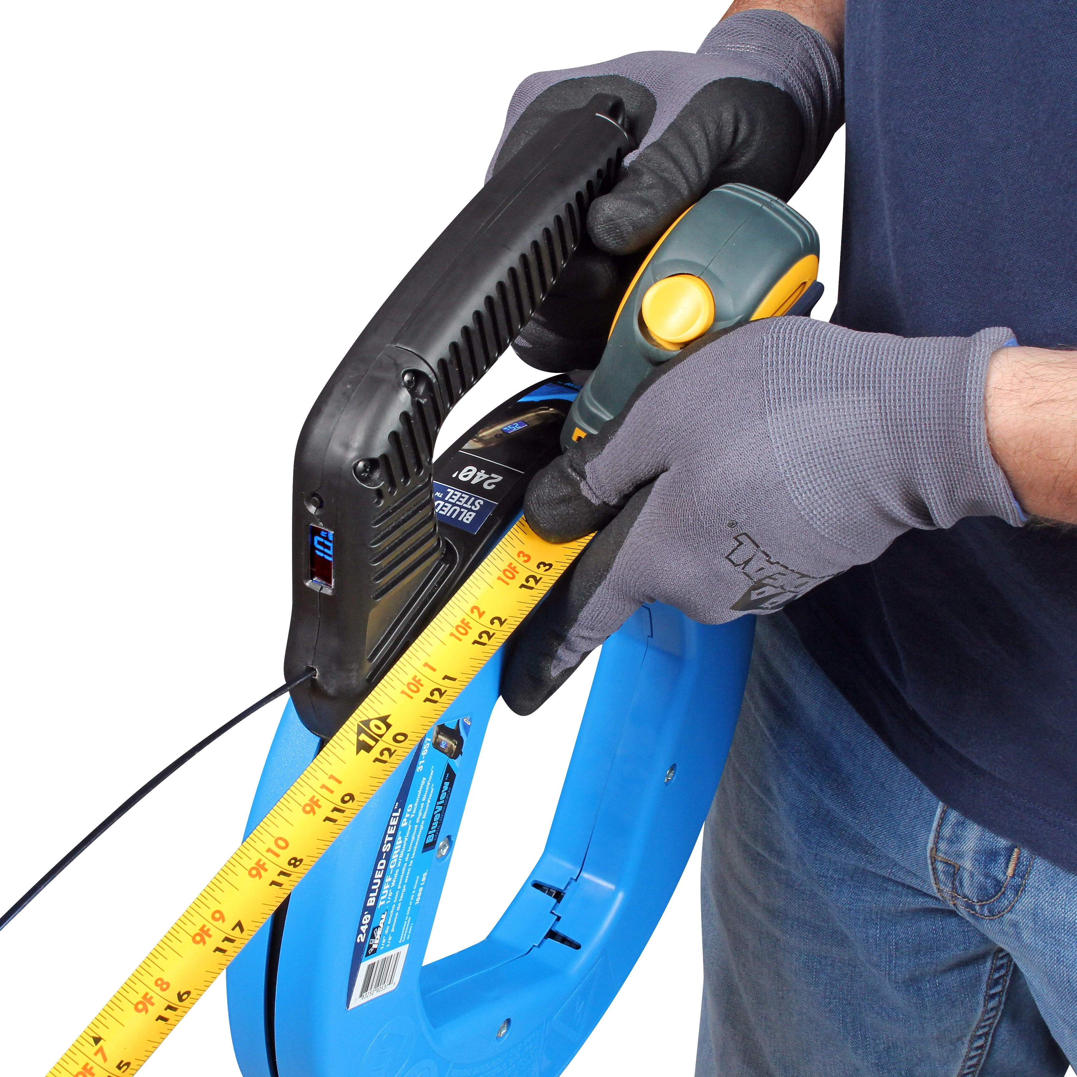 IDEAL Blued-Steel™ Fish Tape w/BlueView™ Digital Display 120' - Image 4