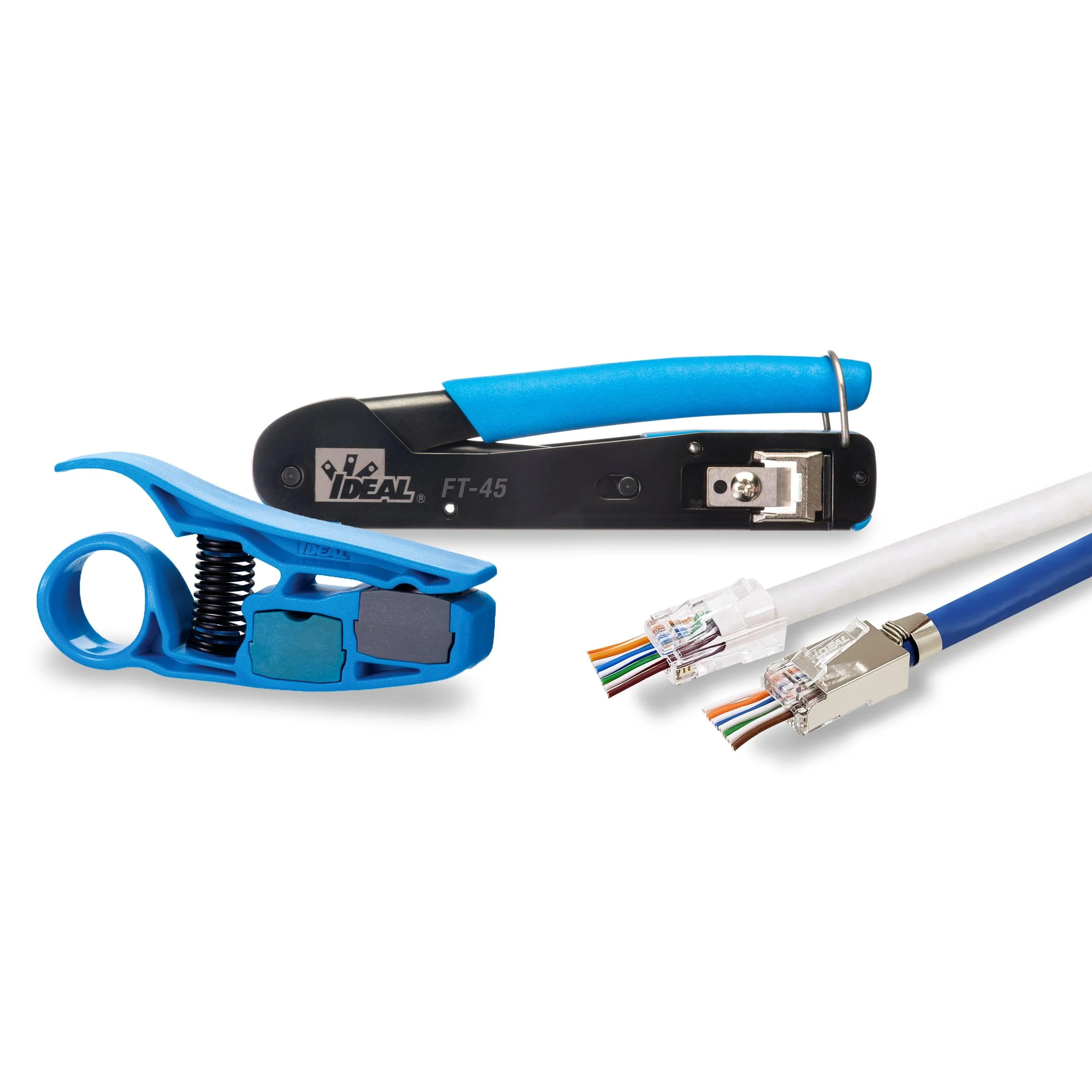 IDEAL CAT6a/a Shielded Feed-Thru Connectors, Jar of 50, Model 85-369* - Image 2
