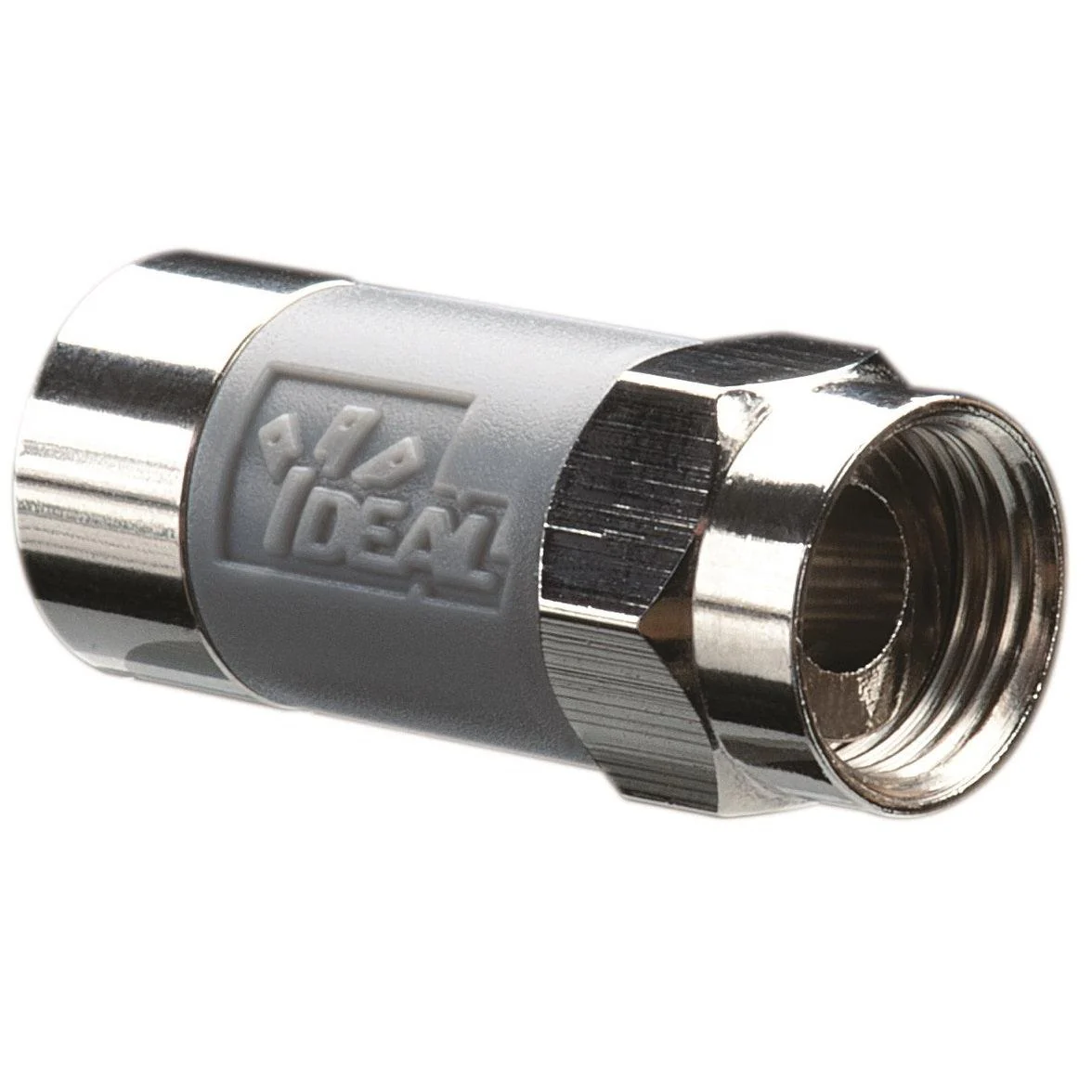 IDEAL RG-6 Tool-Less Compression F-Connector (Pack of 4), Model 85-069
