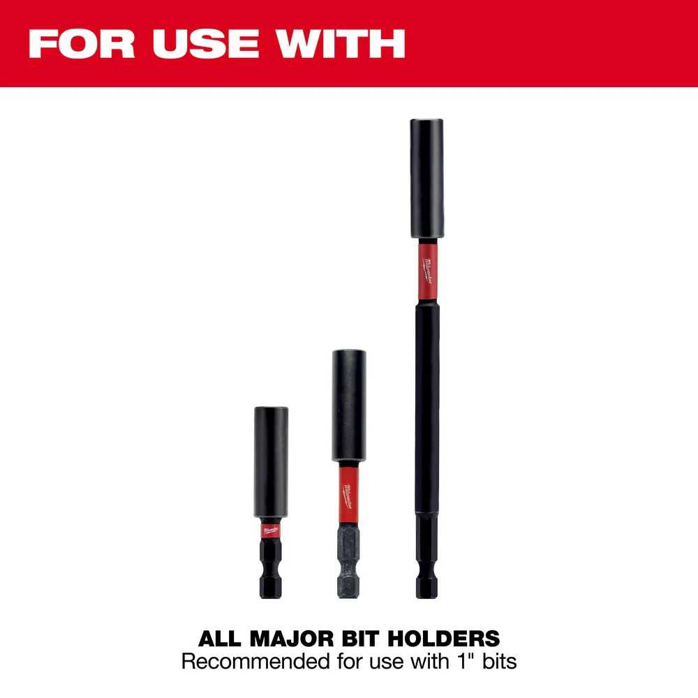 Milwaukee SHOCKWAVE™ 1" Impact Duty Insert Magnetic Nut Driver Set 5PC - Image 6