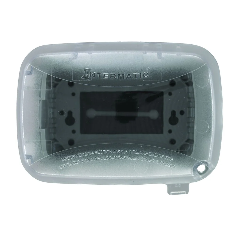 Intermatic Clear Vertical/Horizontal Extra-Duty Plastic In-Use Weatherproof Cover, Single Gang 3.6255" Deep, Model WP5110C - Image 4