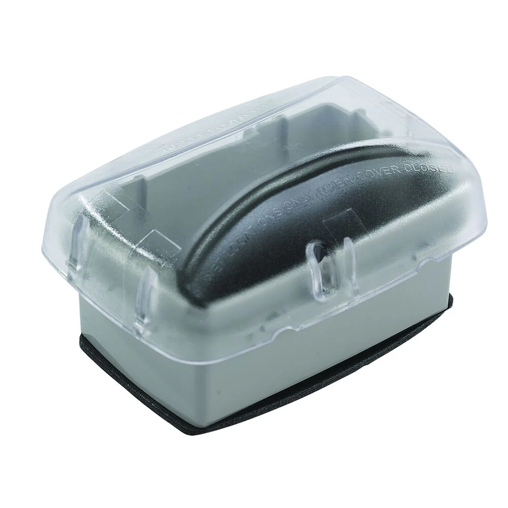 Intermatic Clear Vertical/Horizontal Plastic In-Use Weatherproof Cover, Single Gang 2.75" Deep, Model WP3100C