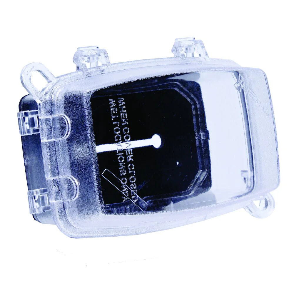 Intermatic Clear Vertical/Horizontal Plastic In-Use Weatherproof Cover, Single Gang 3.625" Deep, Model WP1110C - Image 2