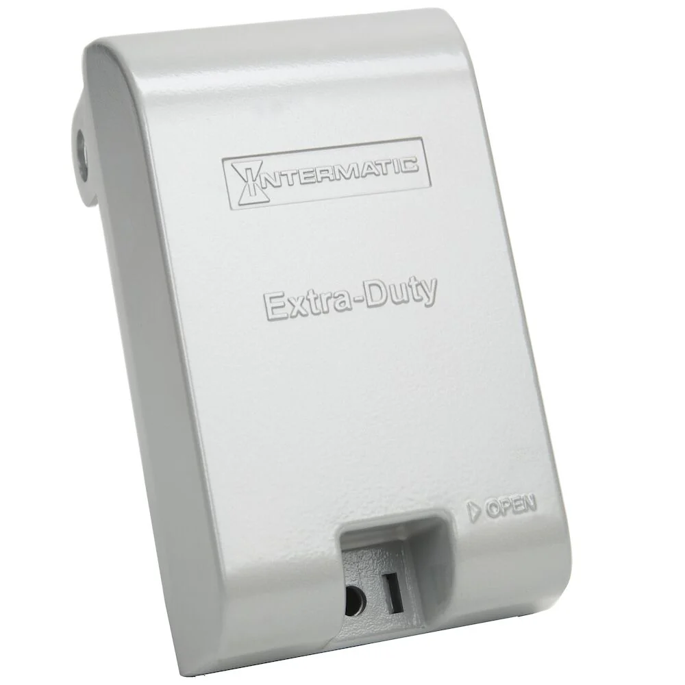 Intermatic Grey Die-Cast In-Use Weatherproof Cover, Single Gang 3.125" Deep, Model WP1010MXD