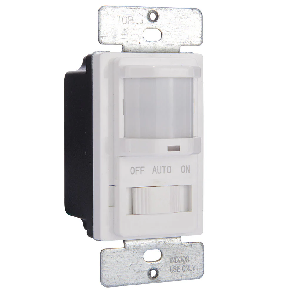 Intermatic White Residential In-Wall PIR Occupancy Sensor, Model IOS-DSIF-WH - Image 3