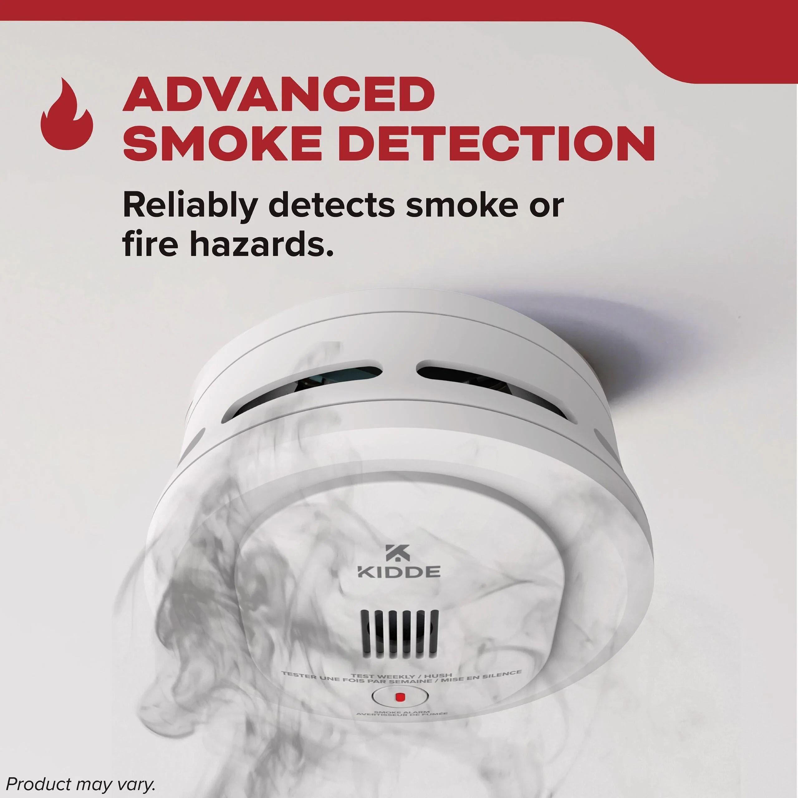 KIDDE Battery Operated Smoke Alarm AA battery powered 21031442 - Image 3