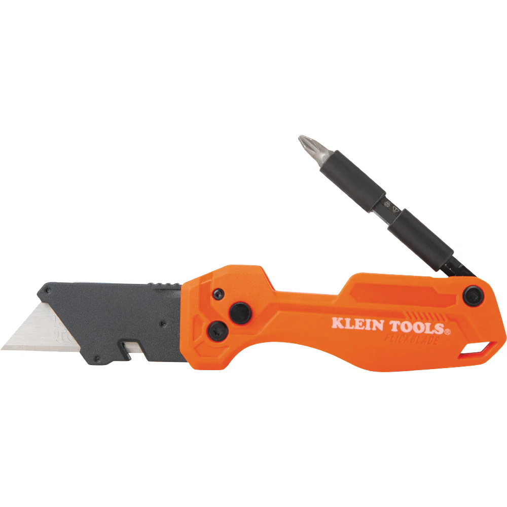Klein Tools Folding Utility Knife With Driver, Model 44304