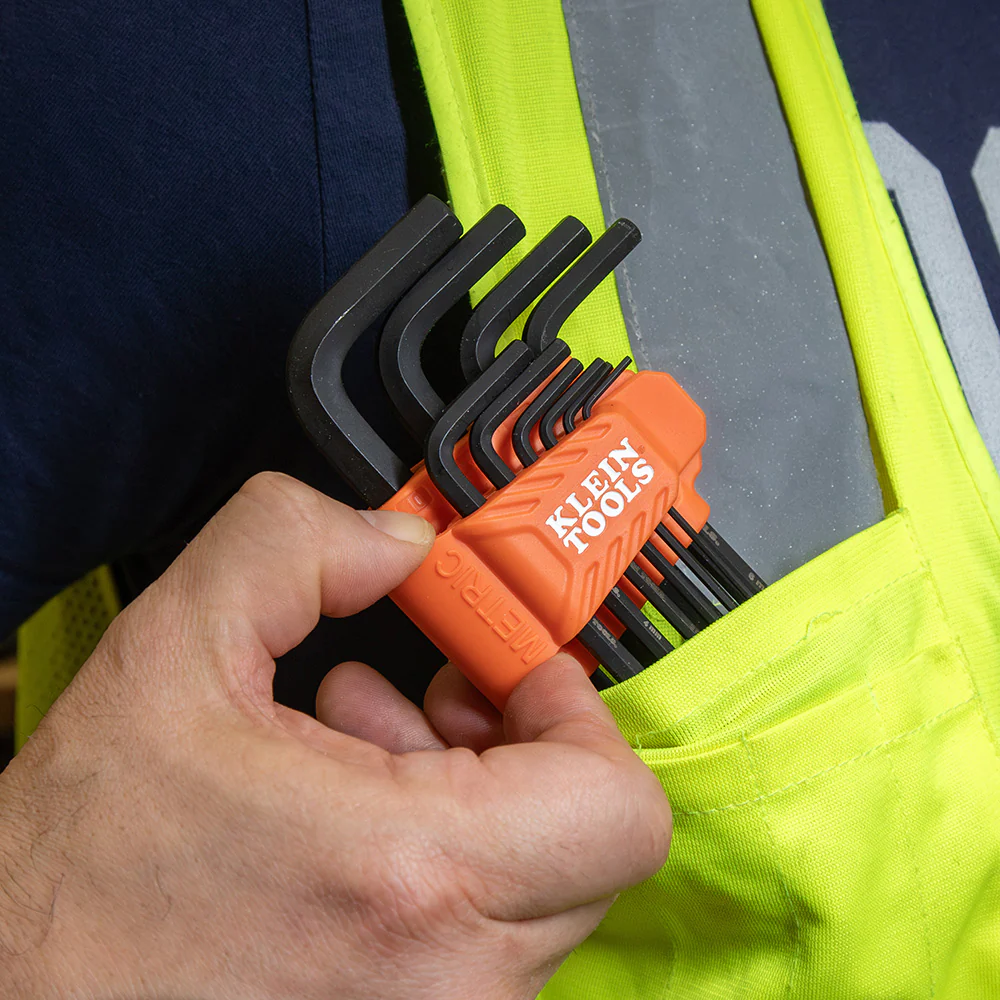 Klein Tools Long Ball-End Hex Key Set, Metric, 10-Piece, Model BLS10M* - Image 7
