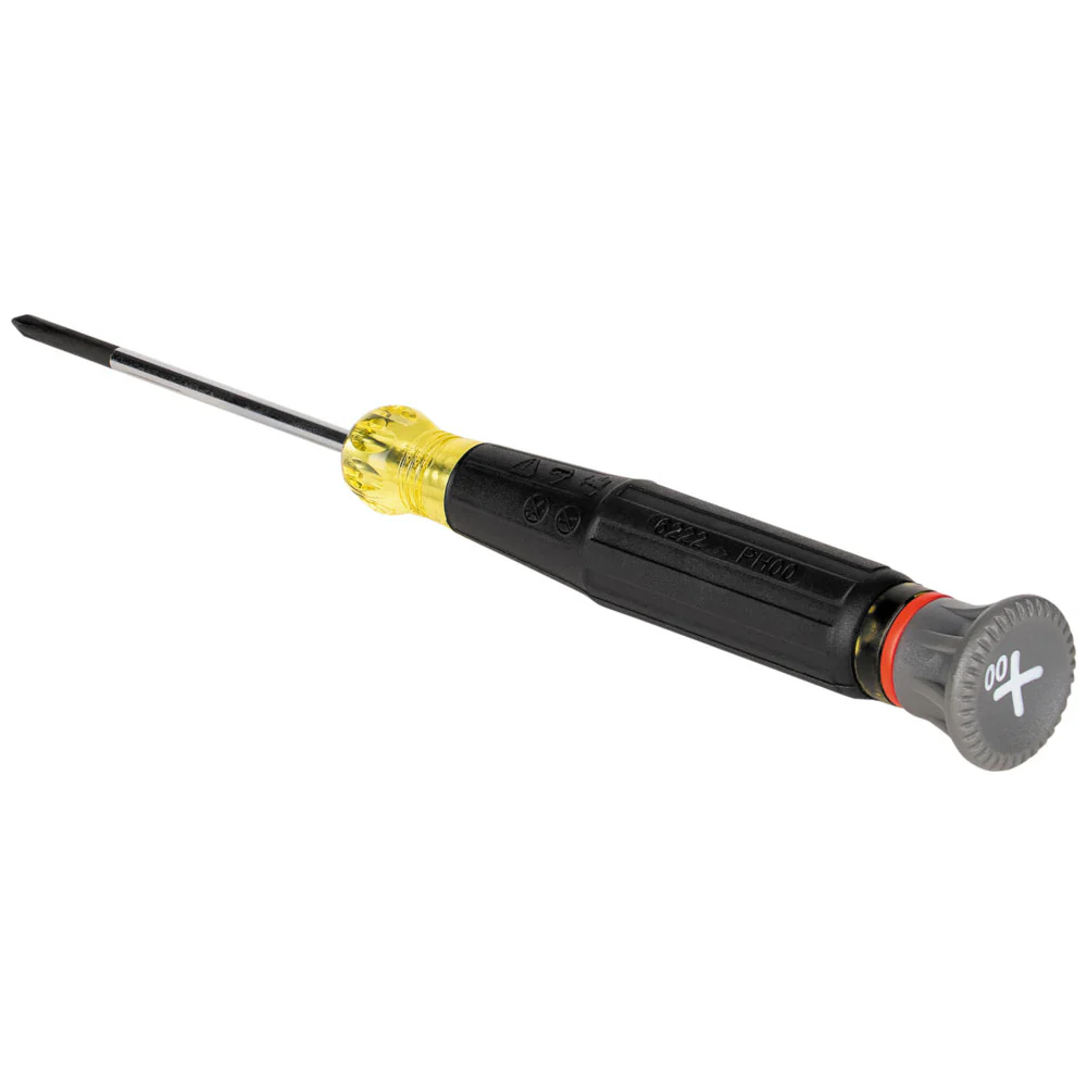 Klein Tools #00 Phillips Precision Screwdriver, 2-Inch Shank, Model 6222* - Image 4