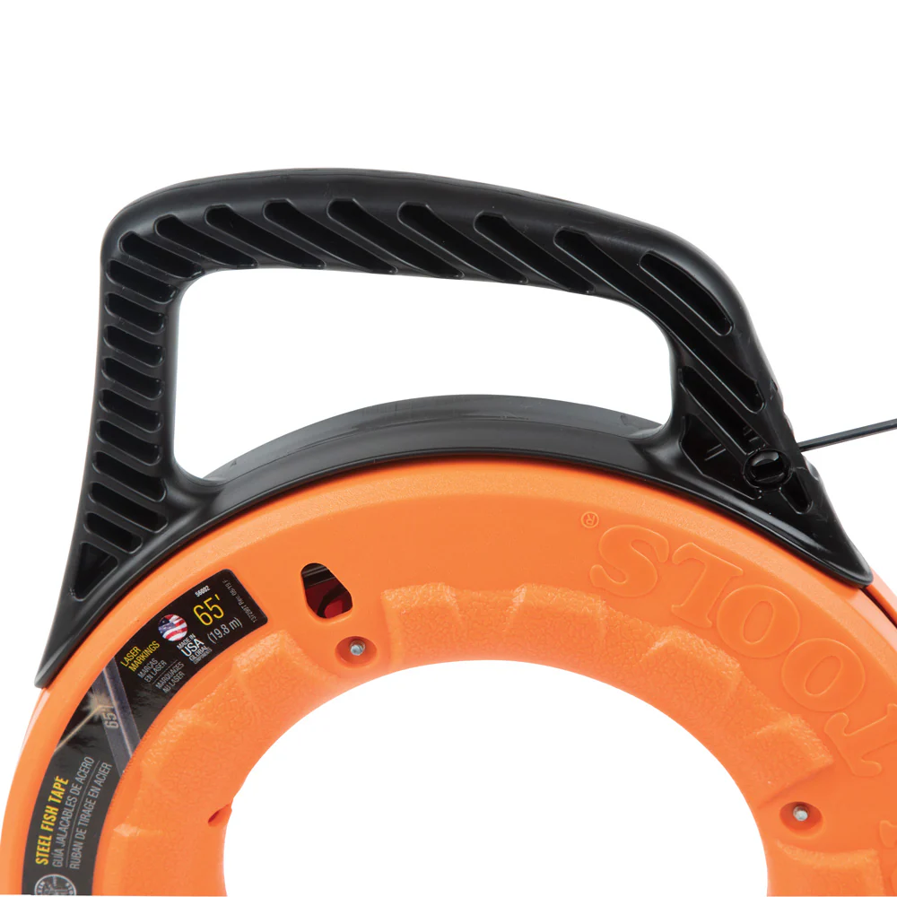 Klein Tools 1/8-Inch Wide Steel Fish Tape 65-Foot, Model 56002 - Image 4