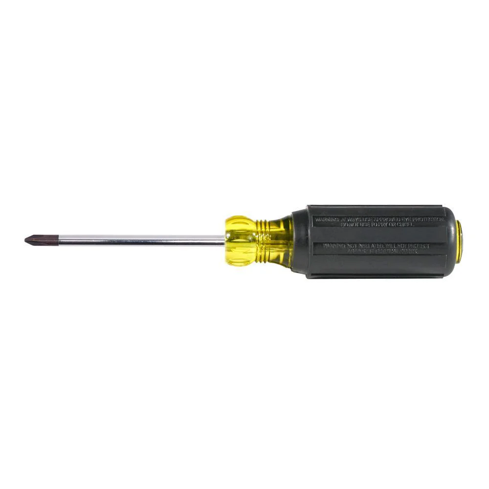 Klein Tools #1 Phillips Screwdriver, 3-Inch Round Shank, Model 603-3 - Image 4