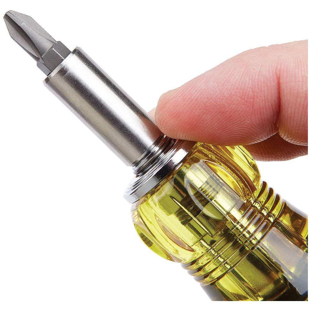 Klein Tools 14-in-1 Multi-Bit Adjustable Length Screwdriver, Model 32303 - Image 4