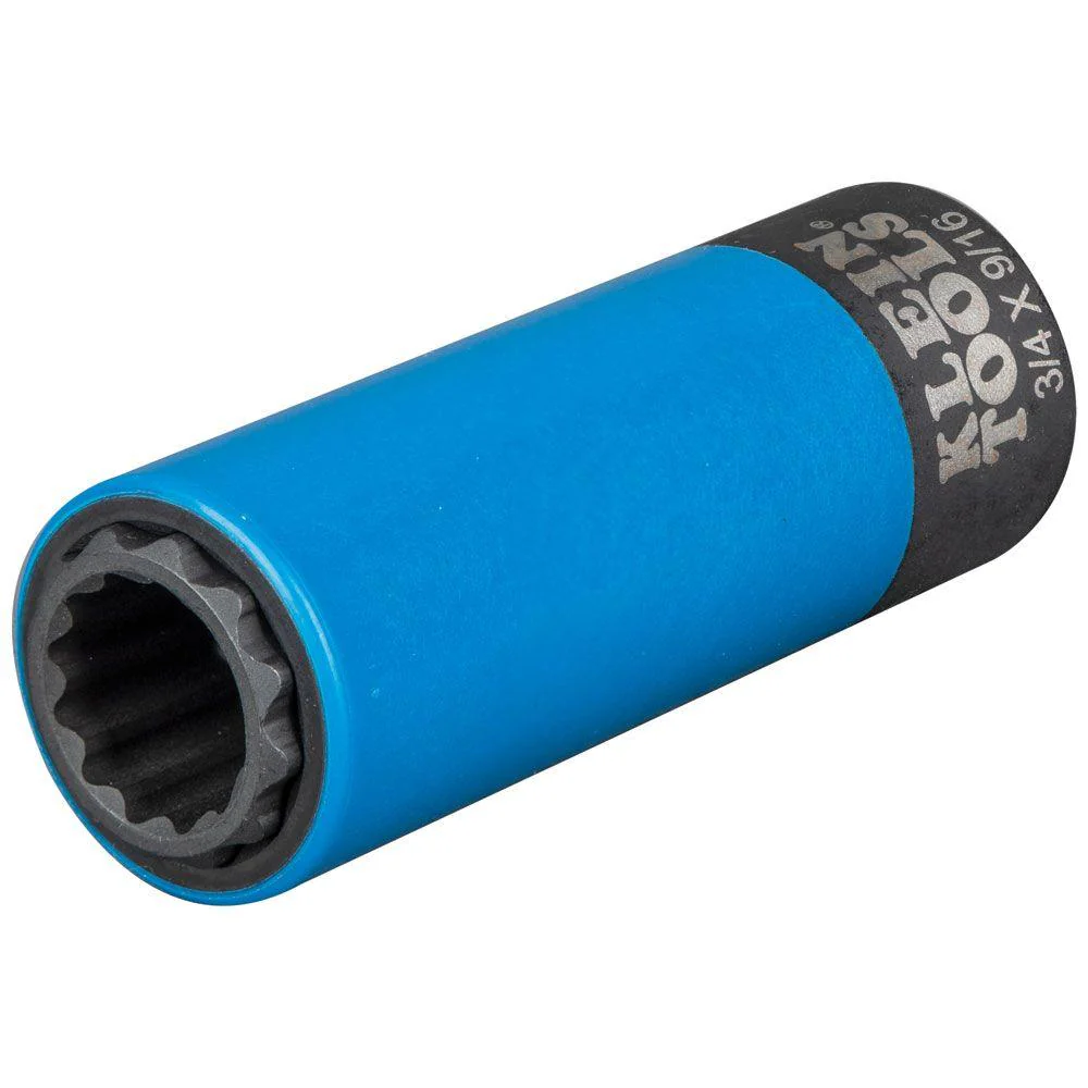 Klein Tools 2-in-1 Coated Impact Socket, 12-Point, 3/4 and 9/16-Inch, Model 66030* - Image 3