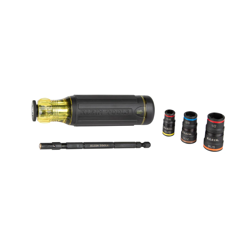 Klein Tools 20-in-1 Impact Driver Set with Screwdriver Bits and Flip Sockets, Model 32303HD* - Image 2